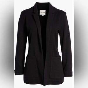 NIC+ZOE Knit Blazer in Black Onyx - Size XL - EUC